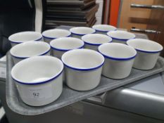 12 x 34cl/12oz Pie Dishes/Ramekins