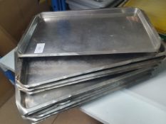 10 x S/S Baking Trays