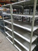 2 x 5 Tier Shelving Units