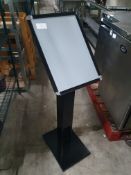 Restaurant Menu Stand