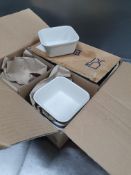 10 x 45cl/15.3oz Square Pie Dishes