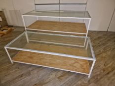 Glass Display Tables x2
