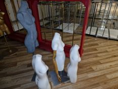 Assorted Female Mannequins x4