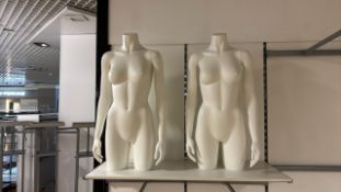 Female Half Mannequins x2
