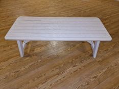 Wooden Slatted Table