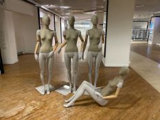 4 x Mannequins