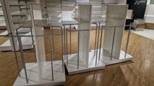 White Display Stand x3
