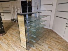 Display Stand With Mirror