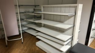 Mobile Retail Dual Sided Display Shelves x10