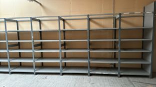 13 Bays of Metal Boltless Shelf Racking