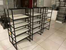Trio Of Shelving Display Units