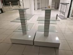 White Display Unit x2
