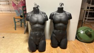 Hanging Male Torso Mannequin x7