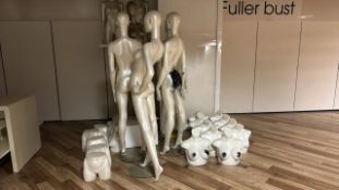 Quantity of Female Mannequins