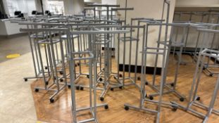 Metal Retail Hanging Rails x18