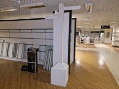 Wooden Slatted Sign Post