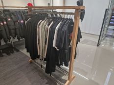 Wooden Hanging Rails x2