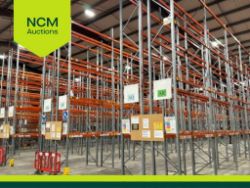 Entire Contents Of Ideal World Living Warehouse Includes 400 Bays of Pallet Racking,  Work Benches, Warehouse Machinery, Furniture & More
