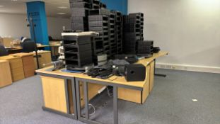 Wood Effect Office Desk x4