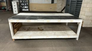 White Wood Work Bench