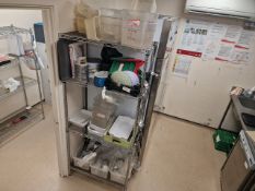 Canteen Metal Storage Rack