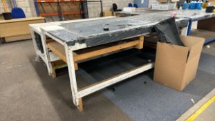 White Wood Work Bench