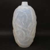 Rene Lalique Opalescent Glass 'Ronces' Vase