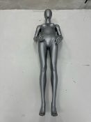 Silver Female Mannequin