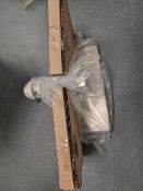 Stainless Steel Wall Light Fittings x2