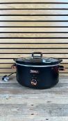 Tower Cavaletto Rose Gold Edition 6.5Litre Black Slow Cooker