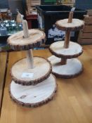 3 Tier Stands x2