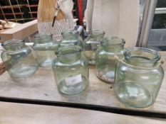 Glass Jars x7