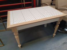 Tile Topped Table