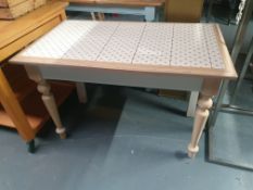 Tile Topped Table