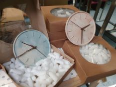 Cured Luxury Concrete Clocks x5