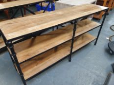 Wooden Shelving Unit
