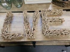 Twig Letters