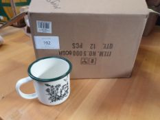 Enamel Mugs x12