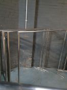 Chrome Clothes Rails x4