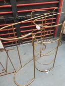 S-Shaped Clothing Rails x2