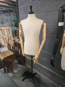 Articulated Mannequin Bust On Stand
