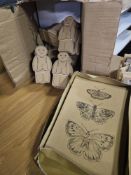 Gingerbread Man Cut Outs & Butterfly Prints