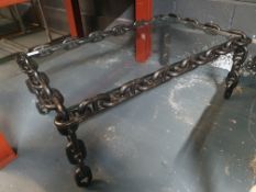 Industrial Chain Link Coffee Table