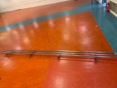 Stainless Steel Canteen Serving Rail