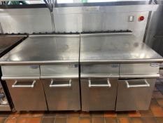 Electrolux Storage Units x2 Includes 4x Storage Cabinets