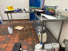 Stainless Steel Tables x2