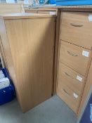 Bank Of 6 Wooden Storage Units