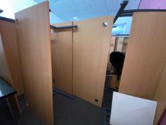 Wooden Office Desks x9