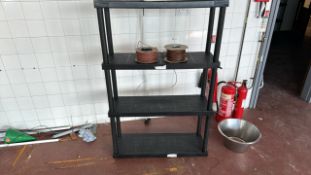 Black Plastic Shelving