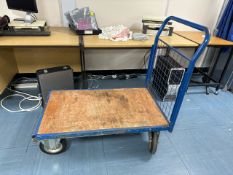 Blue Metal Trolley